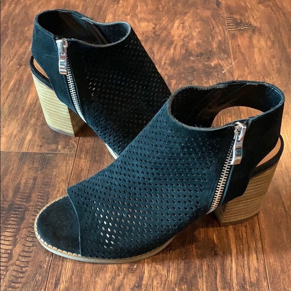 abigail perforated bootie